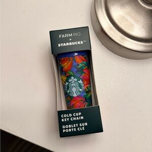 Farm Rio x Starbucks Cold Cup Keychain
